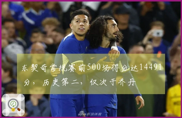 东契奇常规赛前500场得分达14491 分，历史第二，仅次于乔丹