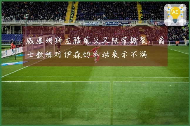 威廉姆斯左膝前交叉韧带撕裂，爵士教练对伊森的举动表示不满